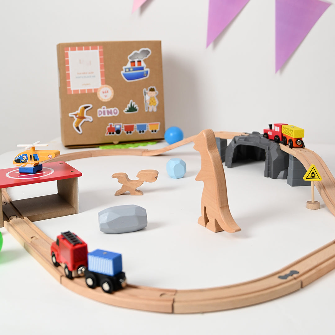 Wooden The Dino Land - Second Set