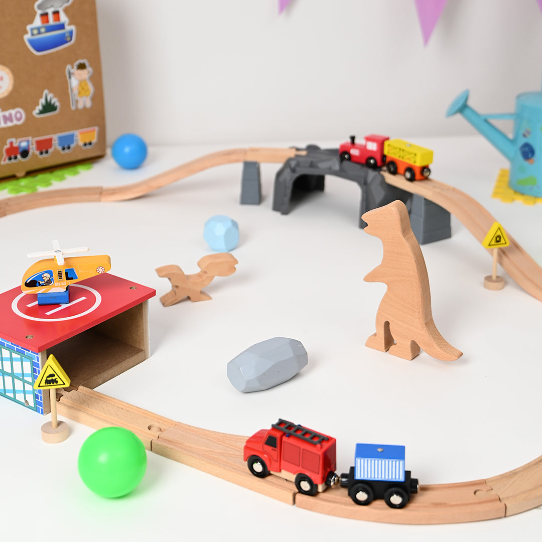 Wooden The Dino Land - Second Set