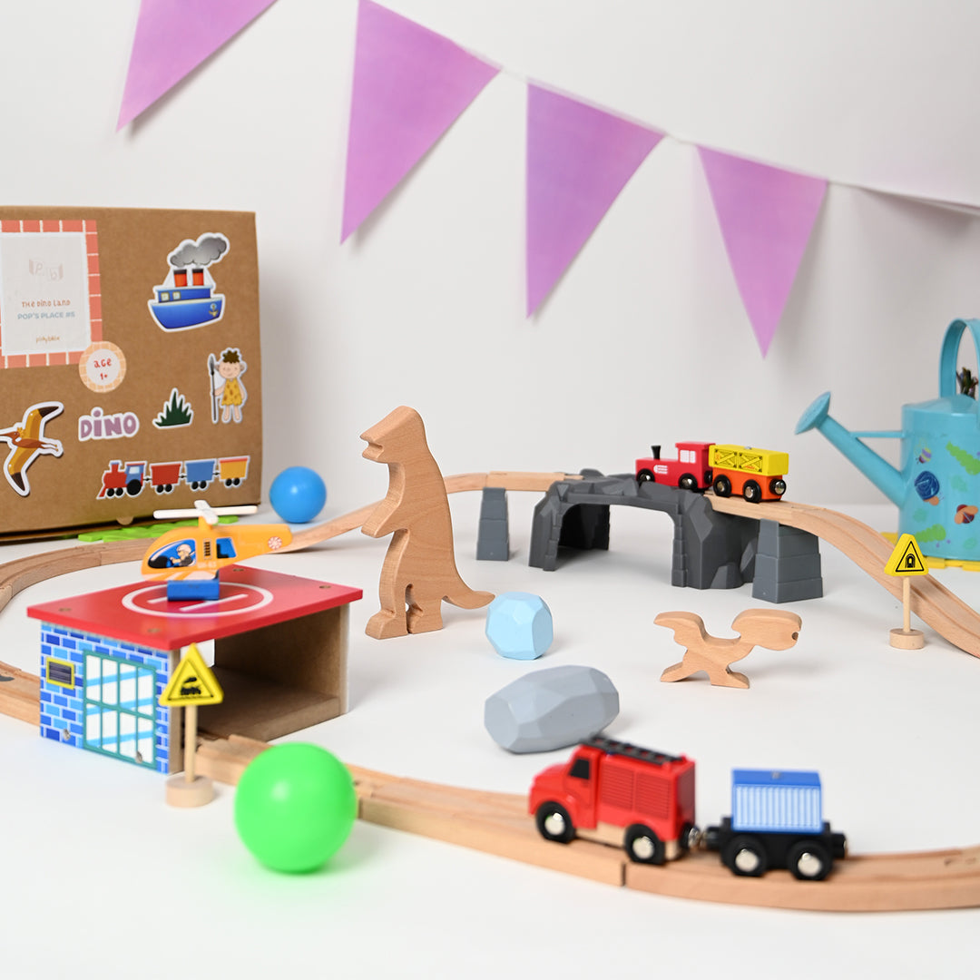Wooden The Dino Land - Second Set