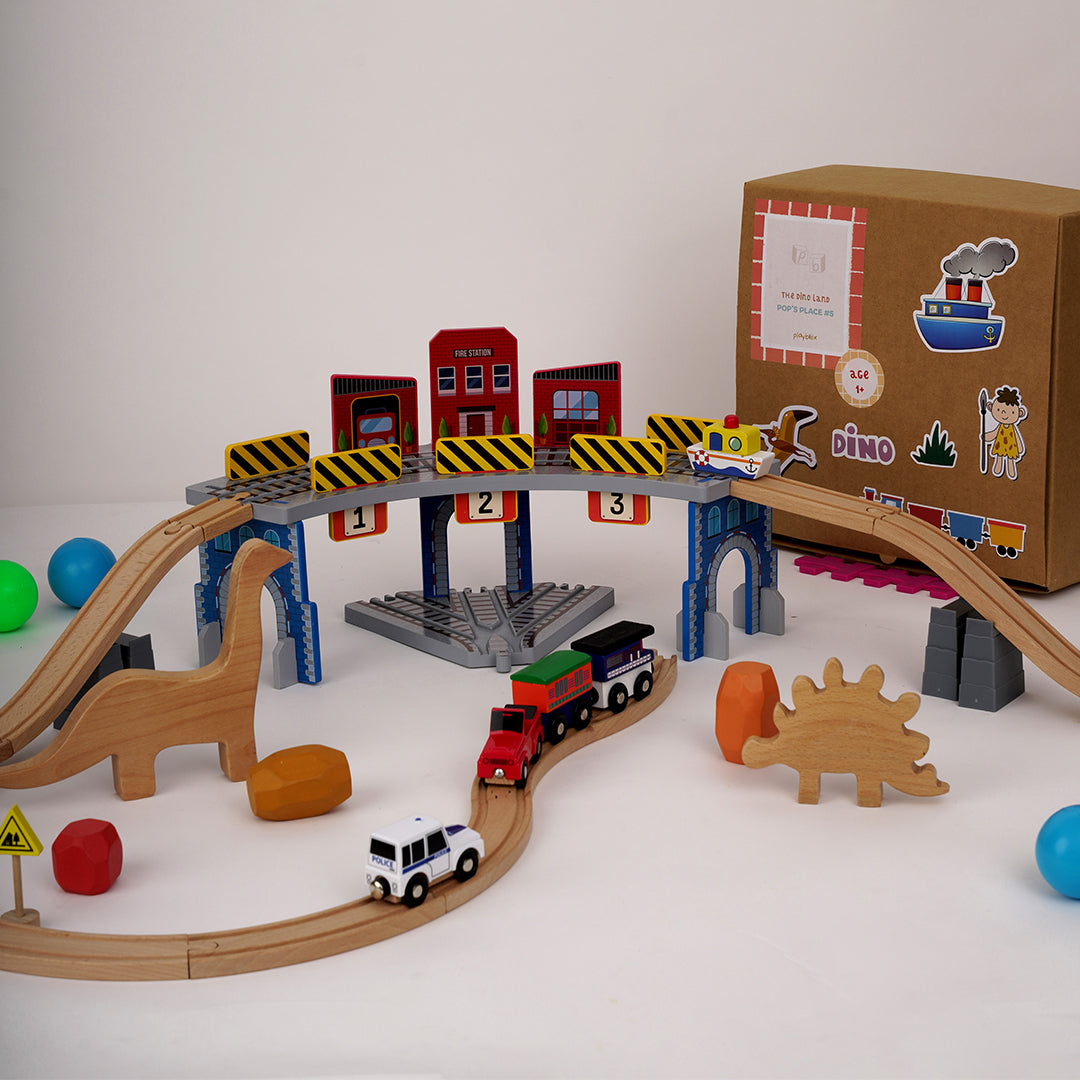 Wooden The Dino Land - Third Set