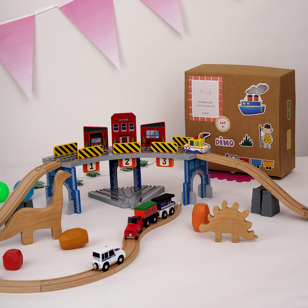 Wooden The Dino Land - Third Set