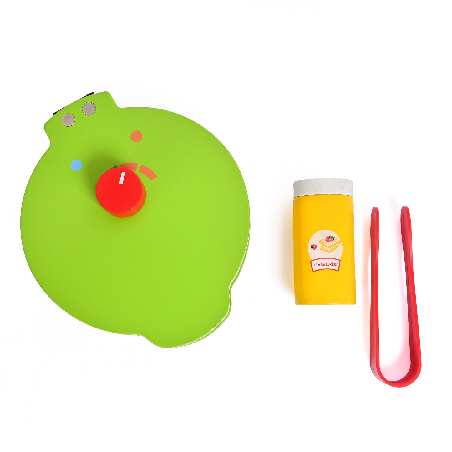 Wooden Waffle Maker Cooking Toy Set