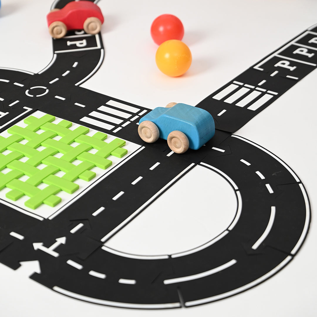 Wooden Wild Track - Set of 3 Cars & 24 Tracks