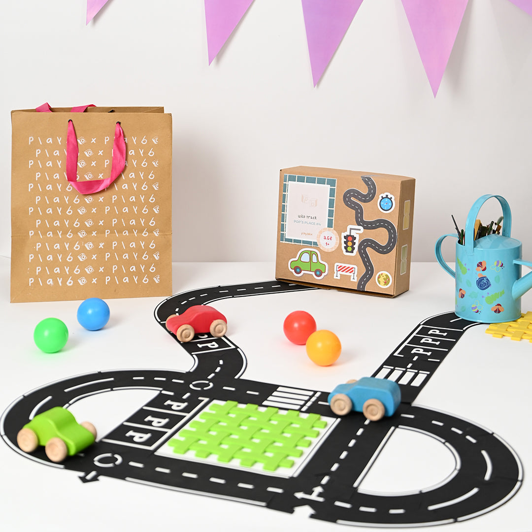 Wooden Wild Track - Set of 3 Cars & 24 Tracks