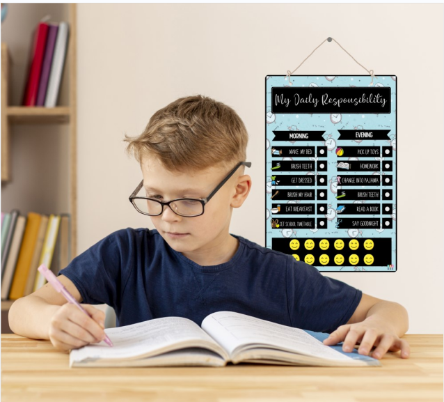 Daily Responsibility Chart For Kids