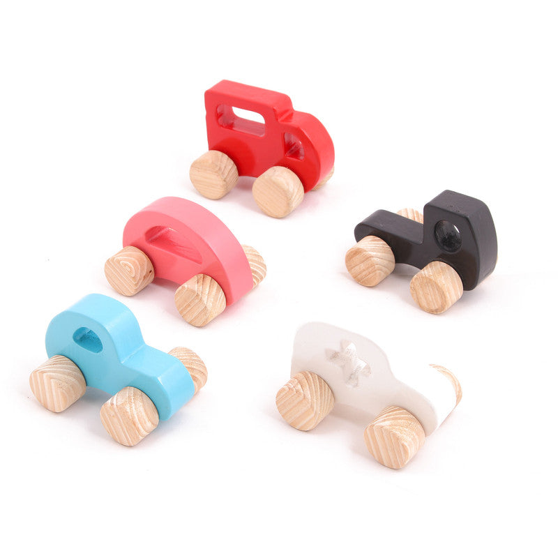Wooden Emergency Toy Vehicle Set