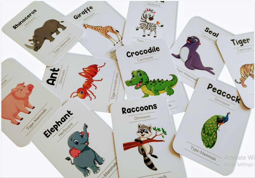 Flashcards 5 Combo (Pack of Animals, Fruits, Vegetables, Professions, Space)