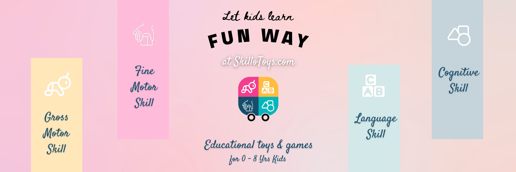 Let Kids Learn Fun Way - SkilloToys.com