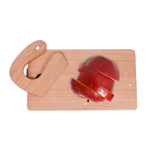 Montessori Chopping Board & Knife