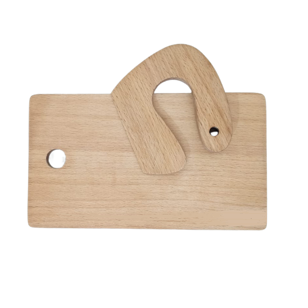 Montessori Chopping Board & Knife