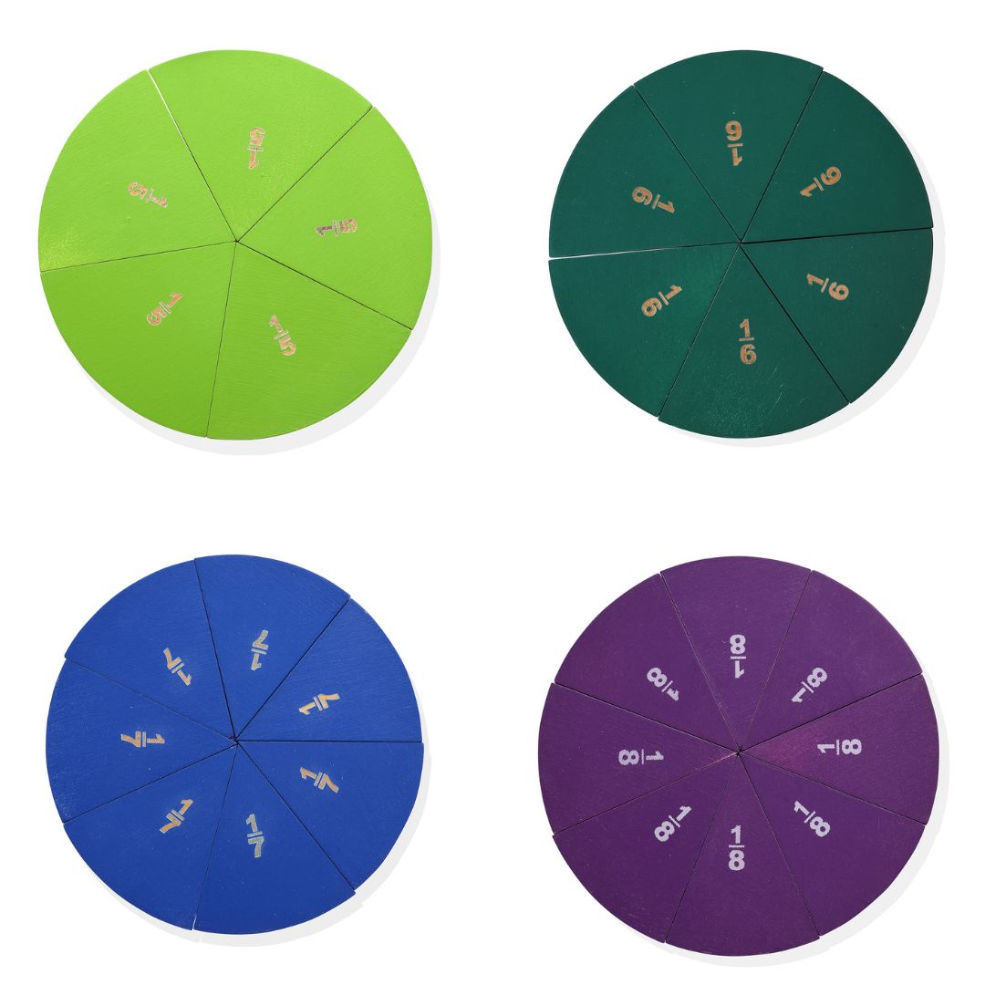 Buy Fraction Montessori Puzzle - SkilloToys.com