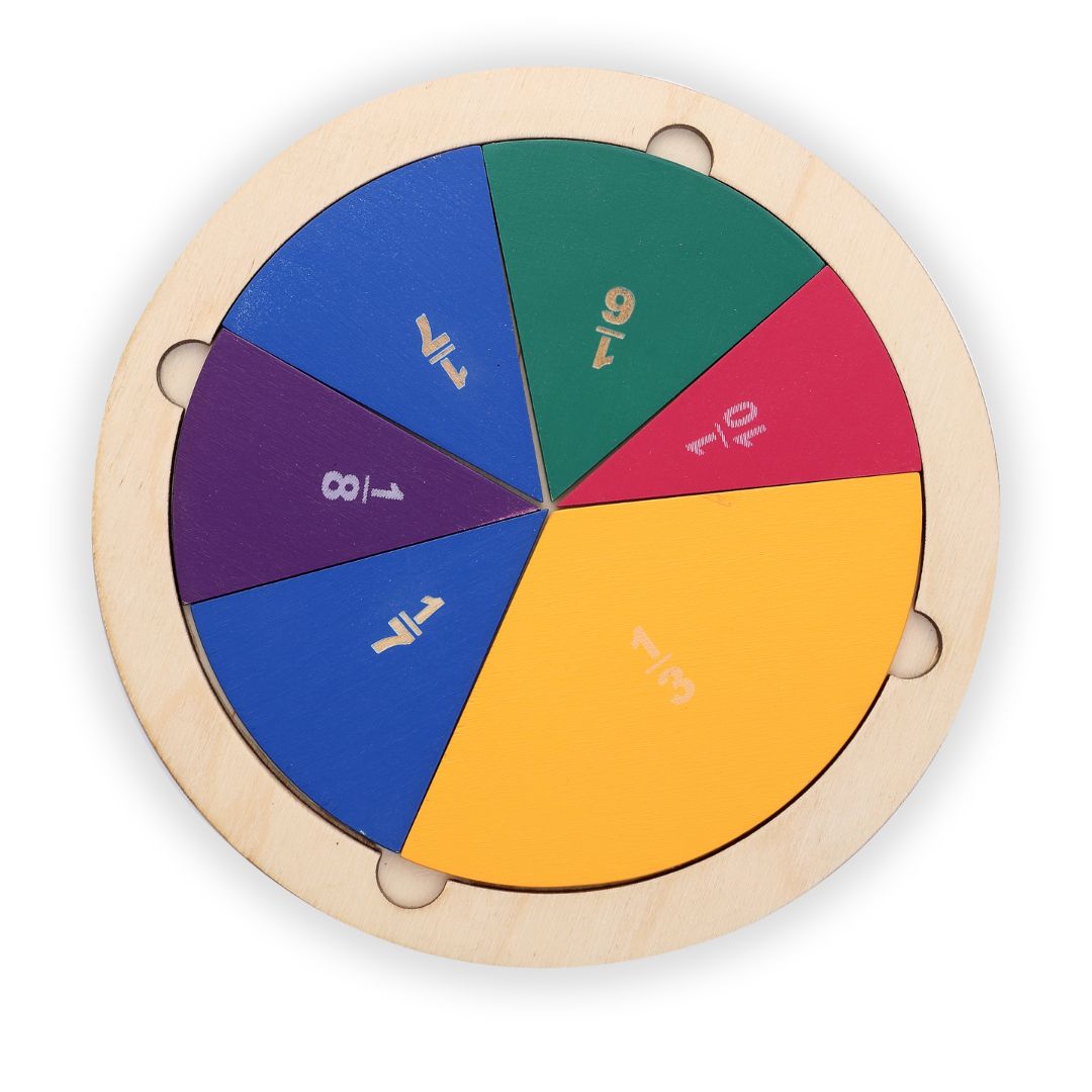 Buy Fraction Montessori Puzzle - SkilloToys.com