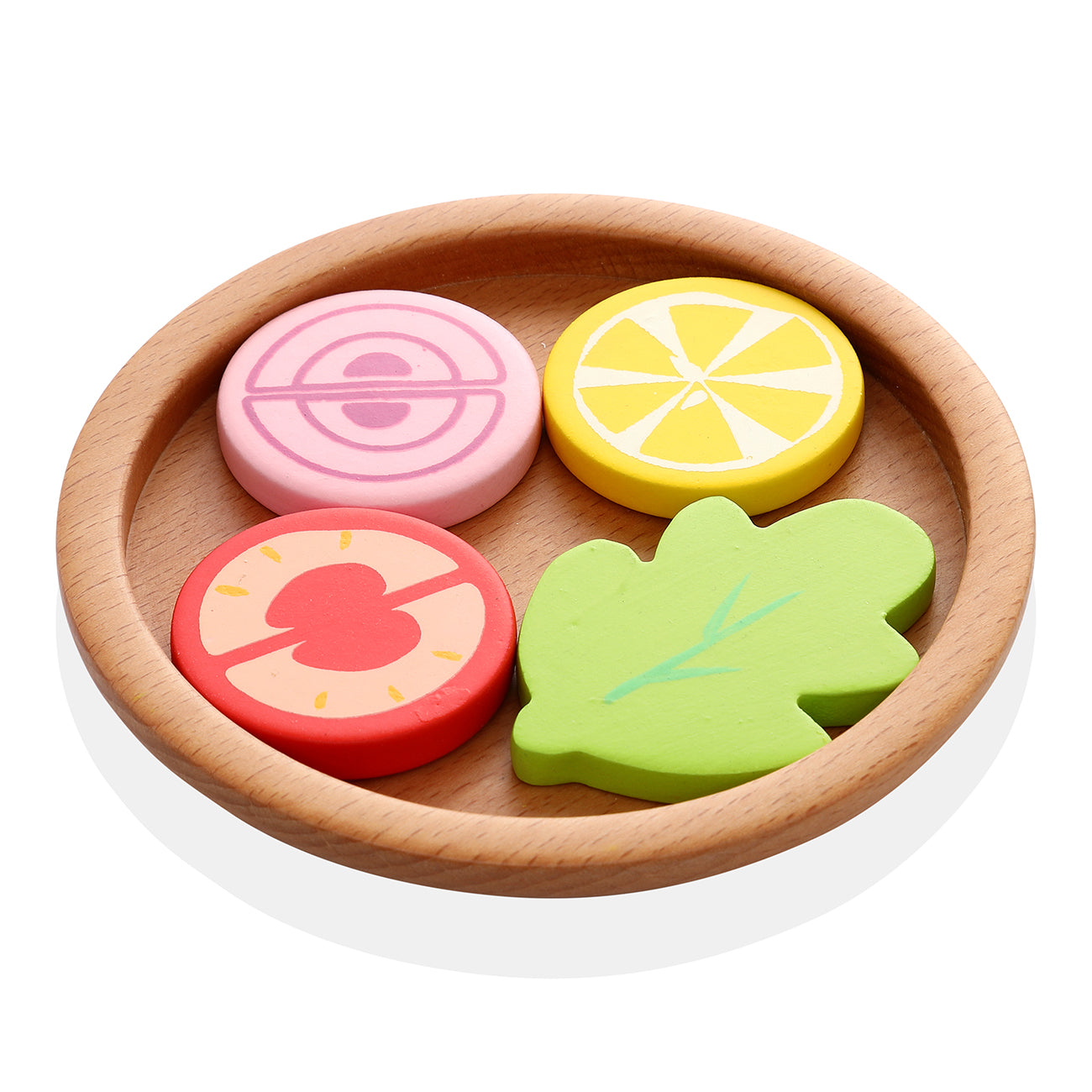 Buy Kitchen Wooden Pretend Play Toy - Set of 9 Pcs - SkilloToys.com