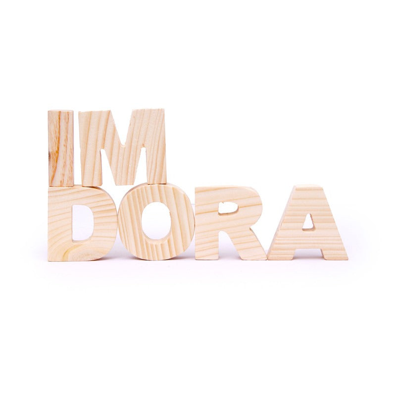 Wooden Alphabets Uppercase Letters