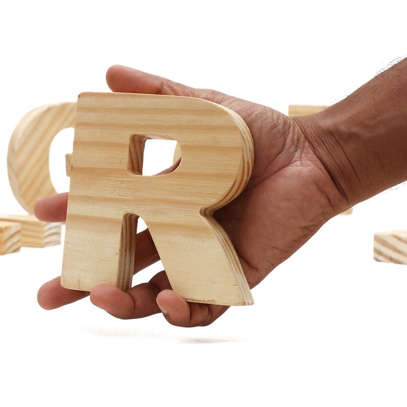 Wooden Alphabets Uppercase - Jumbo