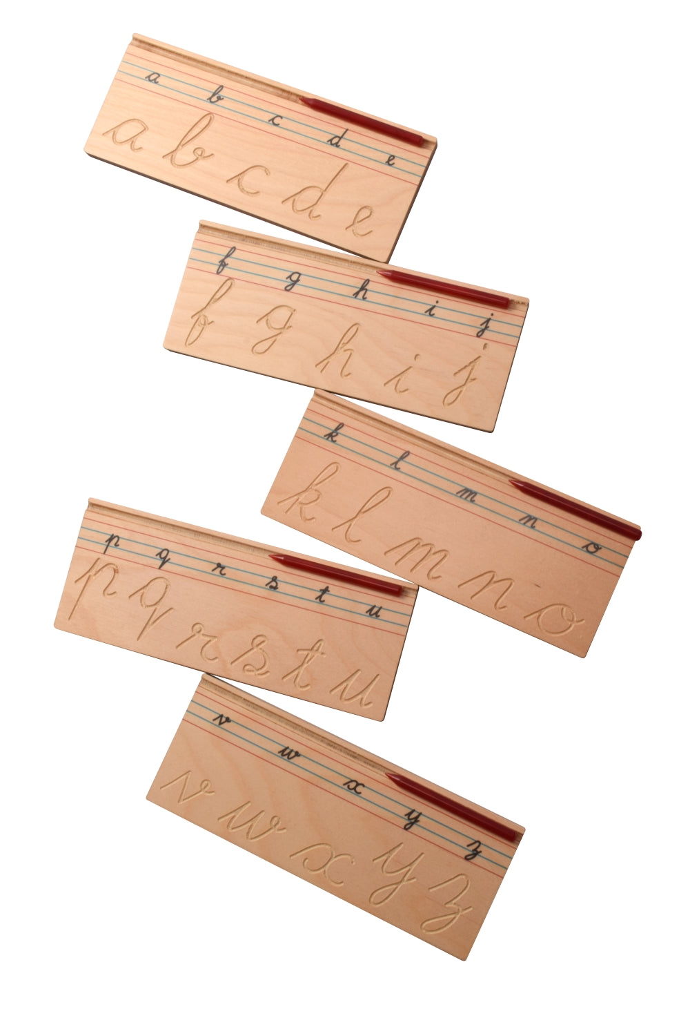 Engraved Alphabet Cursive Learning Board