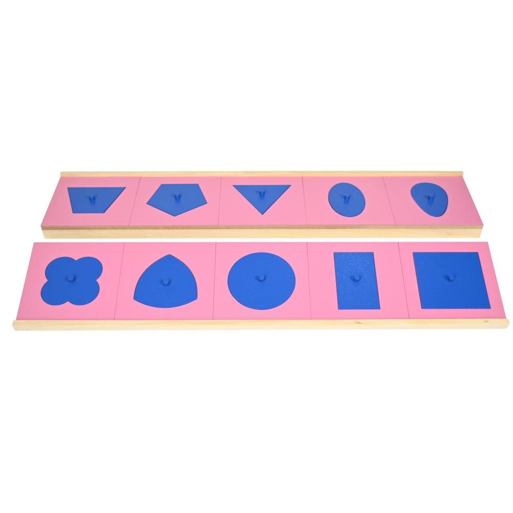 Montessori Drawing Insets with Painted Stand Learning Board