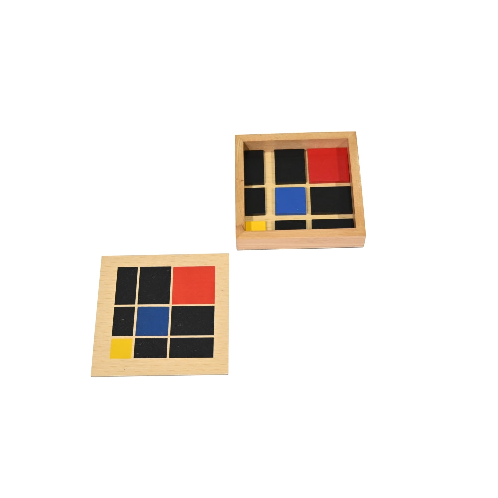 Montessori Trinomial Squares Learning Box