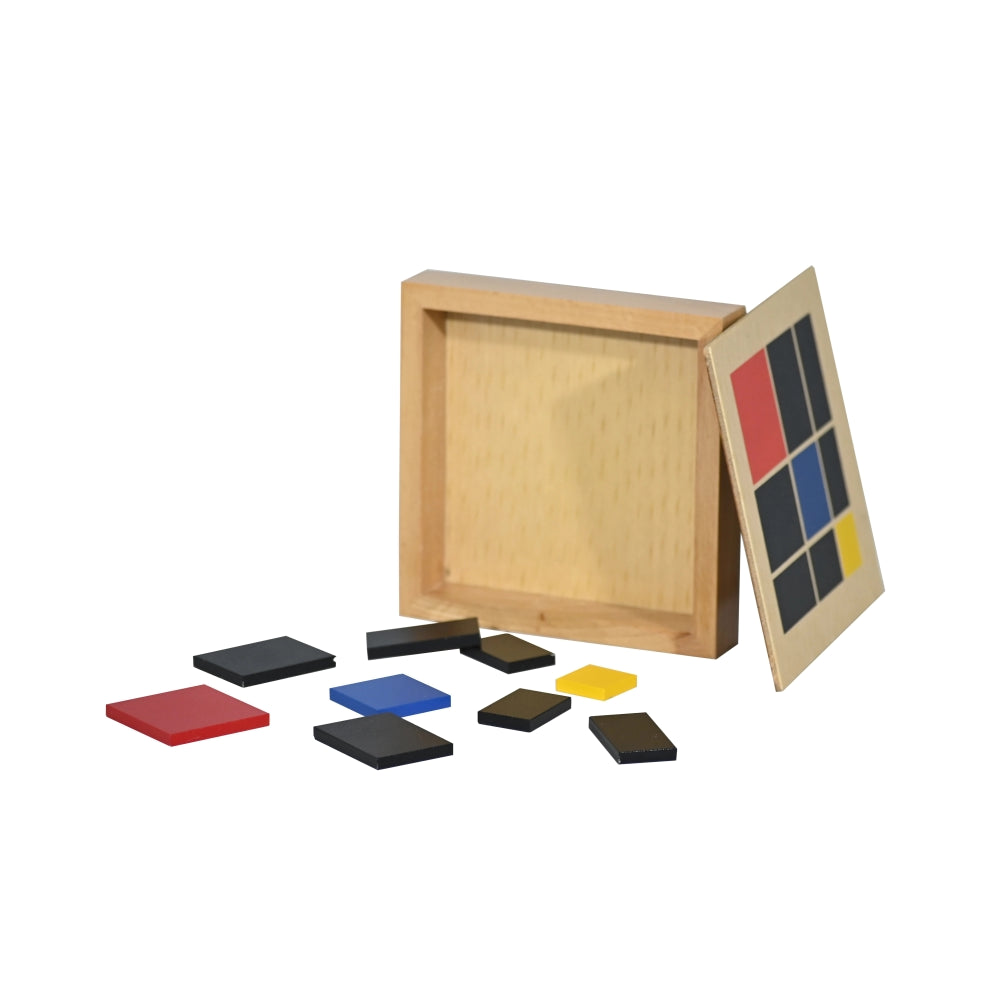 Montessori Trinomial Squares Learning Box