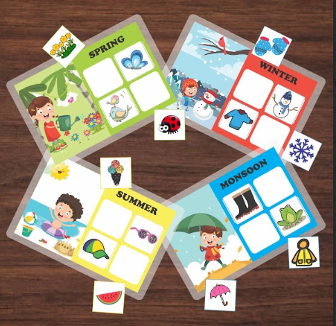 Season Sort Fun activity set