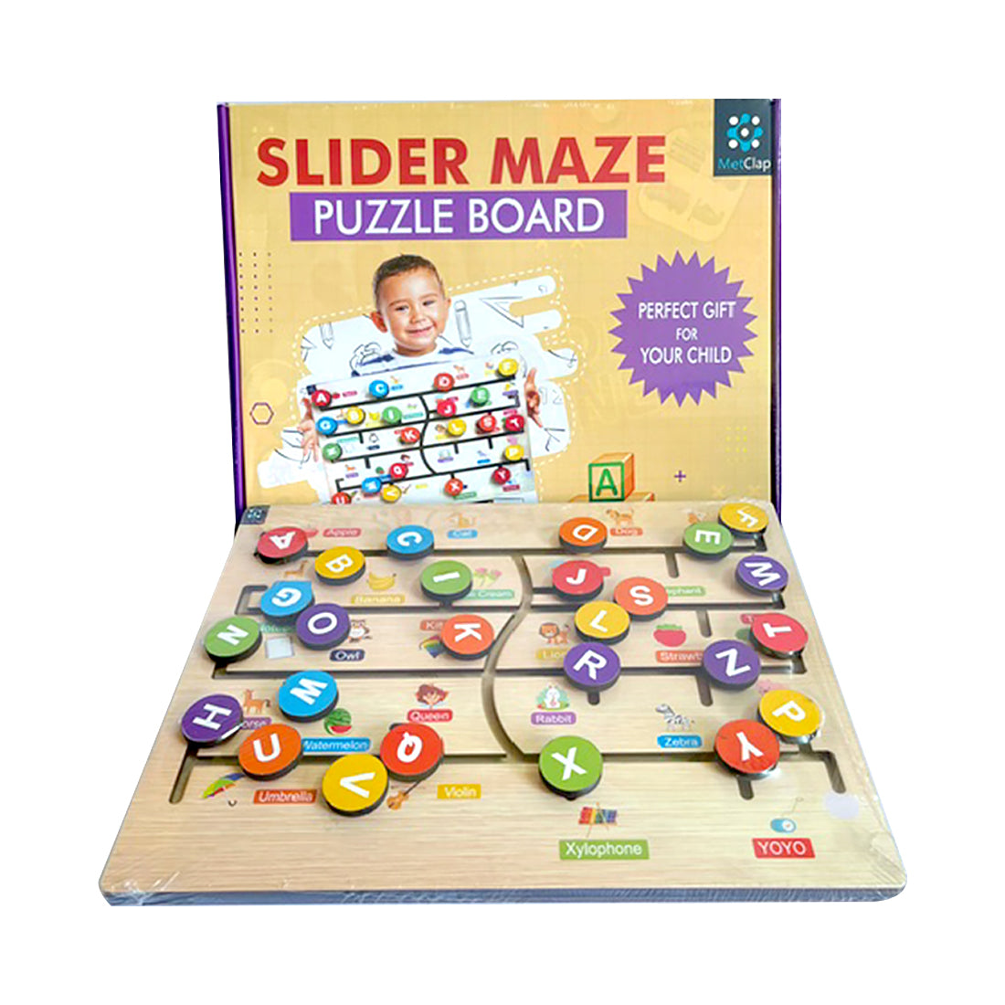 Slider Maze Alphabhets