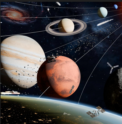 Solar System Jigsaw Puzzle - (108 Jumbo Pieces)