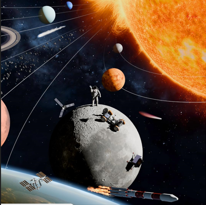 Solar System Jigsaw Puzzle - (108 Jumbo Pieces)