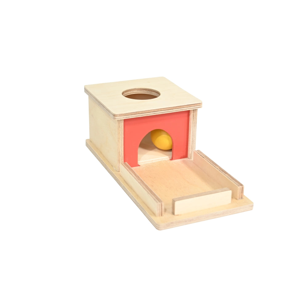 Object Permanence Box With Tray