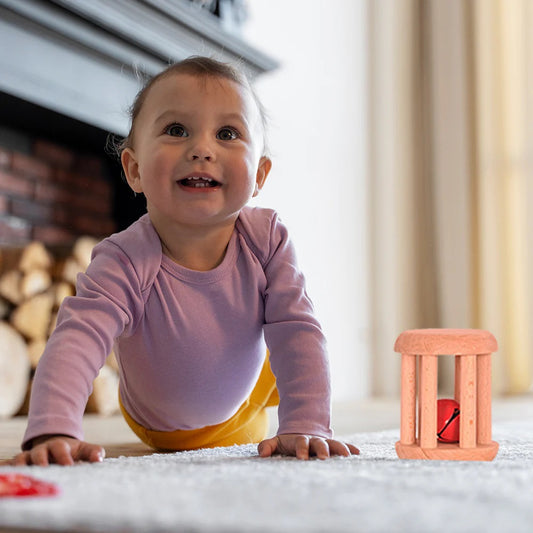 Wooden Bell Rattle