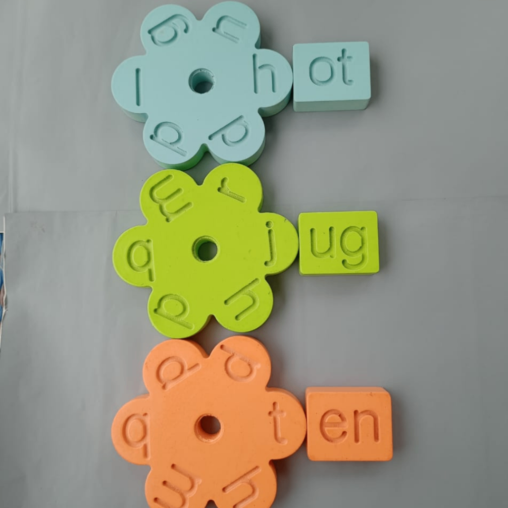 Wooden Three Letter Words Toy