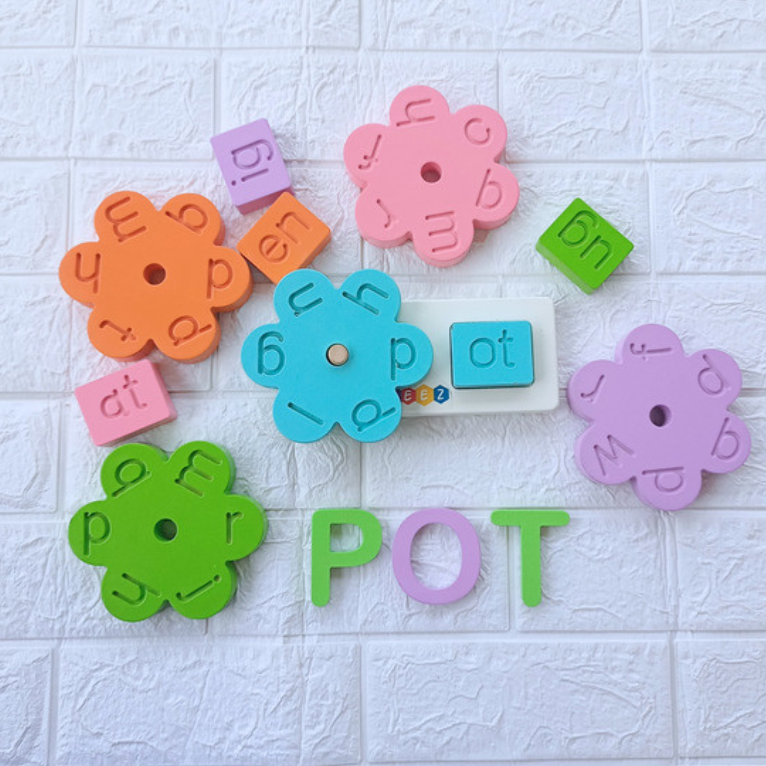 Wooden Three Letter Words Toy