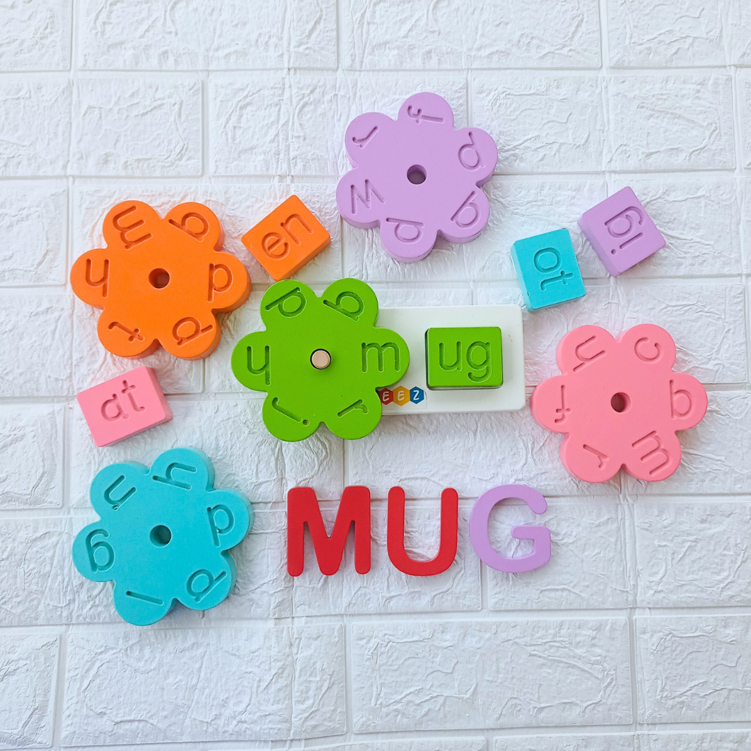 Wooden Three Letter Words Toy