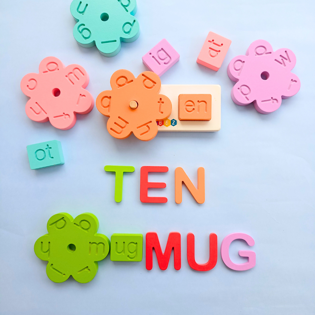 Wooden Three Letter Words Toy