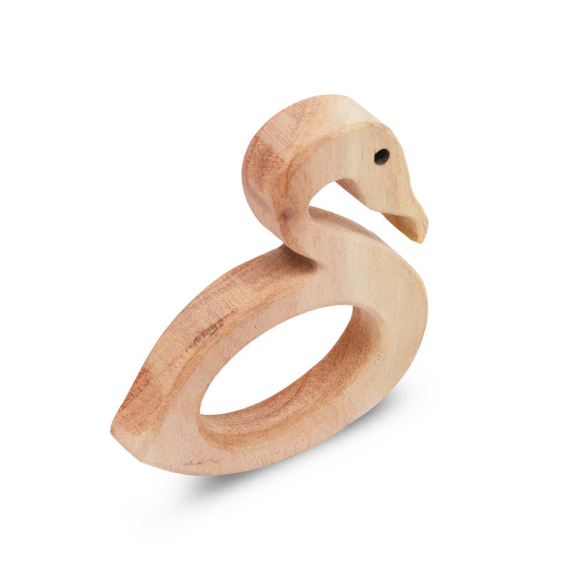 Wooden Crane Neem Teether