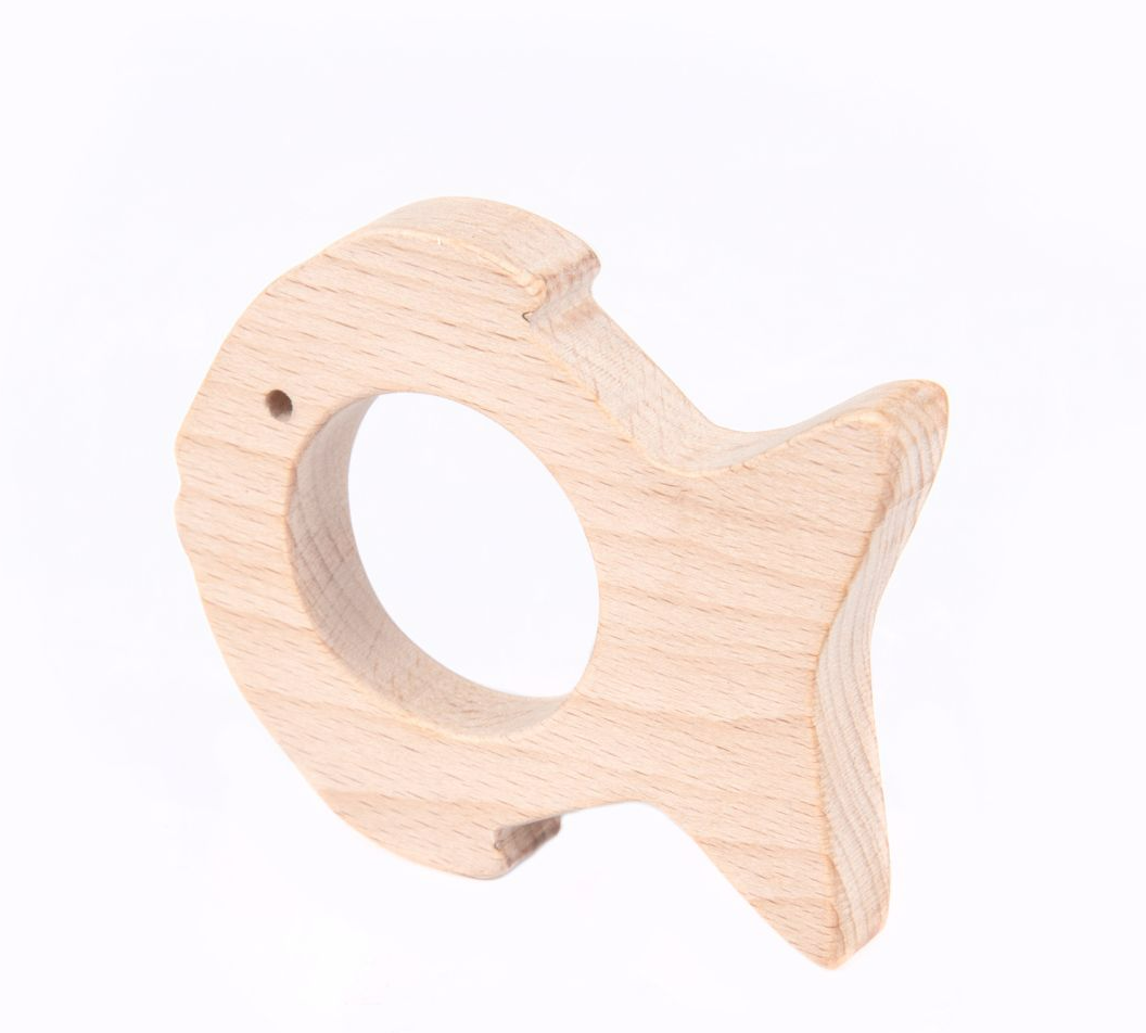 Wooden Dinosaur, Blocks, Egg Shaker (Rattle) & Teether - Combo