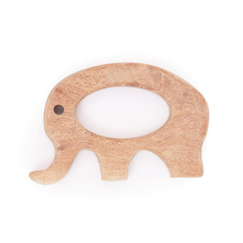 Wooden Elephant Neem Teether for Babies