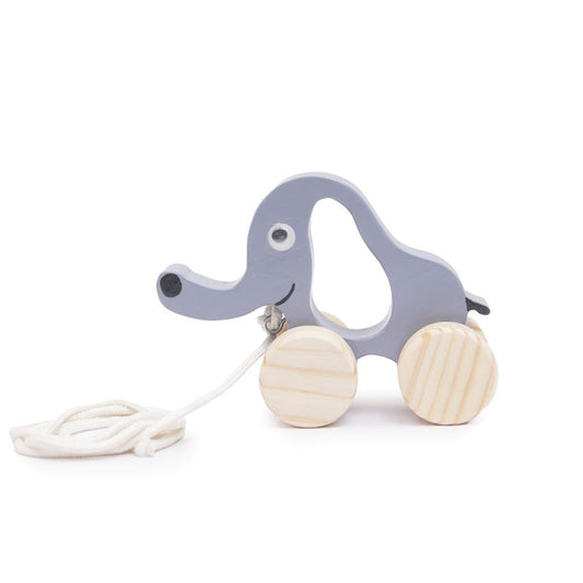 Wooden Elephant Pull Along Toy