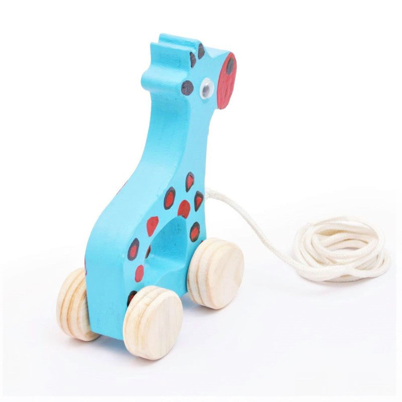 Wooden Giraffe Pull Along Toy
