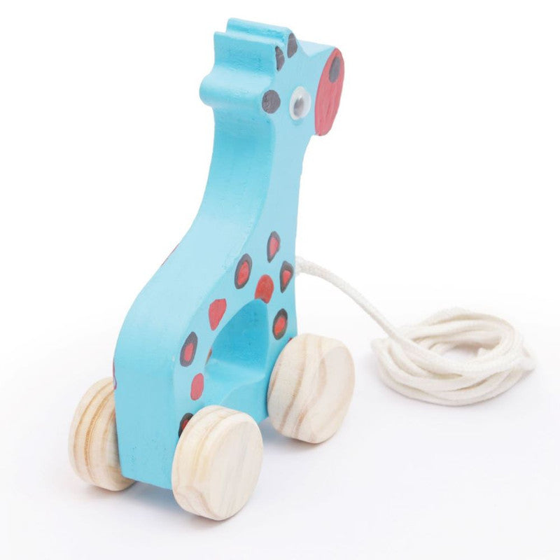 Wooden Giraffe Pull Along Toy