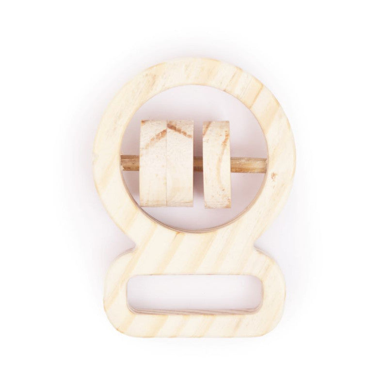 Wooden Grasping Rattle for Babies