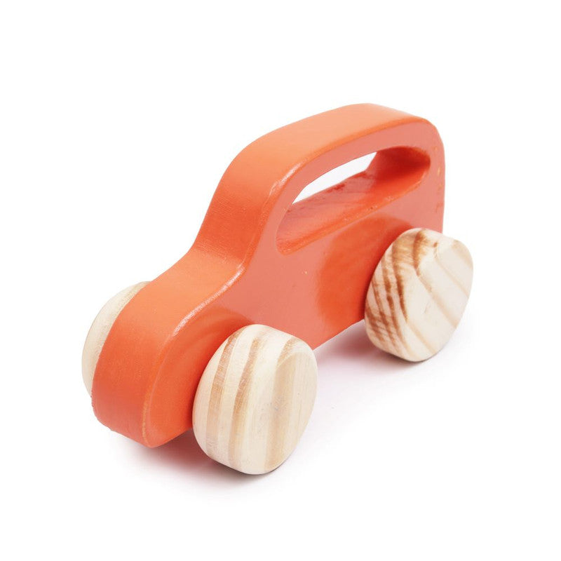 Wooden Large Push Toy Taxi