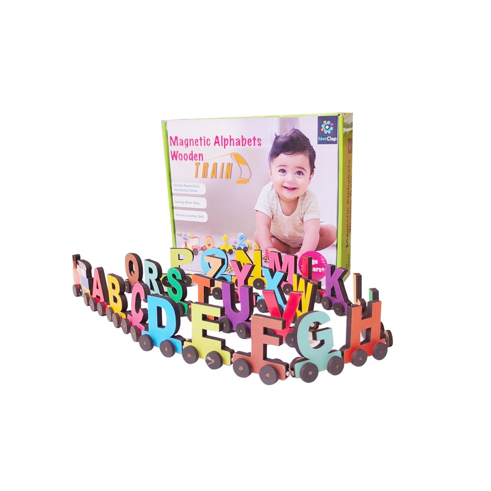 Wooden Magnetic Alphabets Train