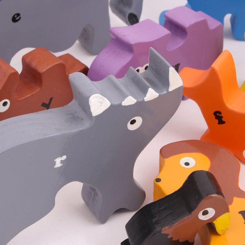 Wooden Medium Animal Parade Alphabets Puzzle