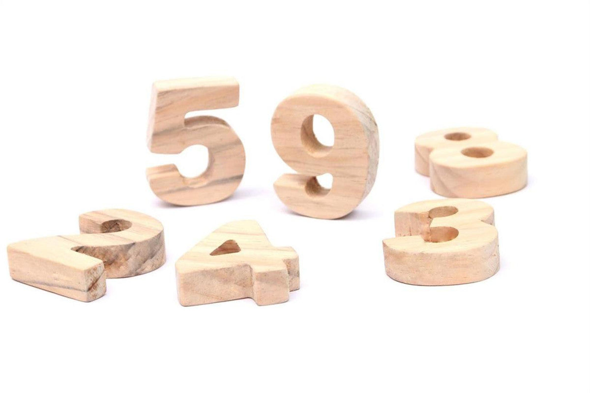 Wooden Numbers Stacking Toy - 11 Pieces