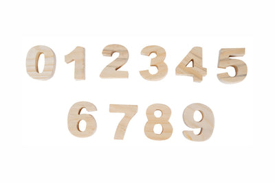 Wooden Numbers Stacking Toy - 11 Pieces