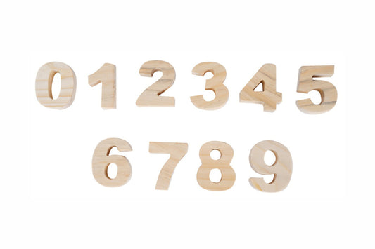 Wooden Numbers Stacking Toy - 11 Pieces