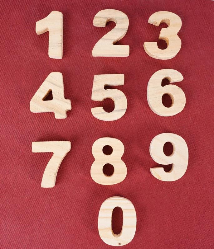 Wooden Numbers Stacking Toy - Medium