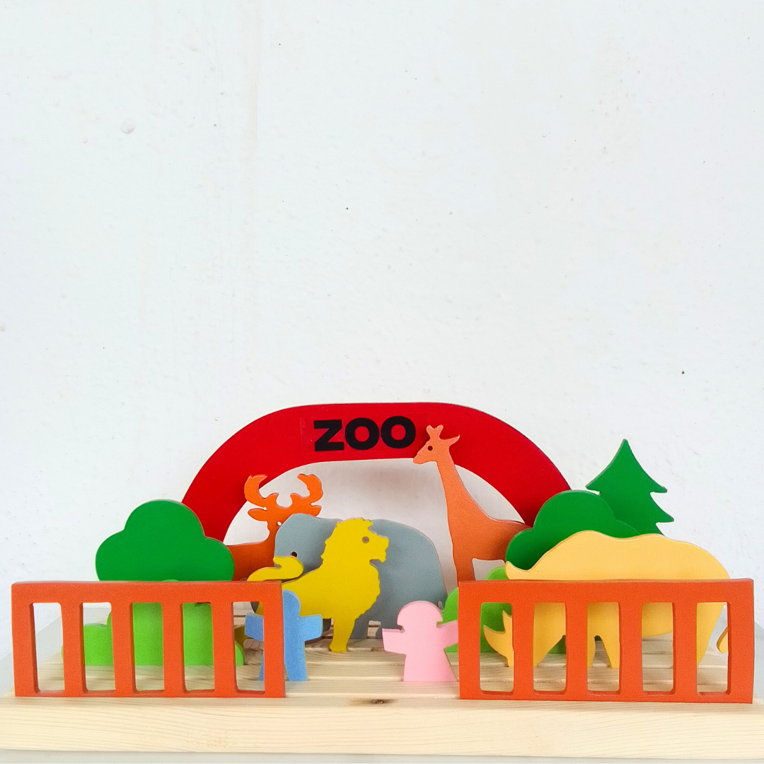 Wooden Plan Your Zoo Toy