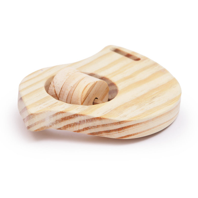 Wooden Rocking Potato Bird Rattle