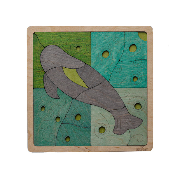 Wooden Yangtze Finless Porpoise Puzzle